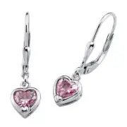 Prinzessin Lillifee Kids Earrings Creoles Silver Heart PLF4/10 - 397278