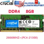 CRUCIAL 8GB DDR4 2666MHZ PC4-21300 Laptop SODIMM 260-Pin Notebook Memory RAM
