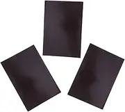 GREENADSCAPE 3pcs Flexible Sheet with Adhesive Backing for Crafts Memo Notes and Photos Easy to Cut Adhesive for Refrigerator and Home Organization