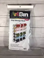 ArtBin 6864AS Vinyl Storage Rack Stores 12 Vinyl Rolls White - NEW SEALED