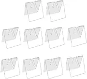 OPLLER 10PCS Clear Acrylic Knife Blade Display Stand Holders Folding Knife Display Stand Holder Pocket Knives Showcase Rack