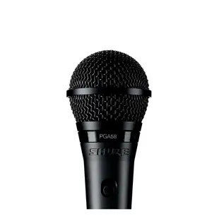 美國 Shure PGA58-LC 動圈式 專業人聲麥克風 清晰自然 比SM58超值 全新代理商公司貨【民風樂府】