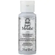 FolkArt Sugar Metallic Acrylic Paint 2oz-Stellar Silver