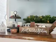 3D Hot Chocolate Station box - Chocolate box - Drink station - Hot Chocolate Bar
