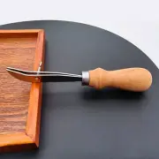 New Adjustable Outside Edge Creaser wood handle Leather Craft Tools Diy Handmade