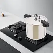 23Qt Stovetop Pressure Cooker – Thickened Explosion-Proof Aluminum Pot, Fast Cooking, Safety Lock & Pressure Gauge, Large Capacity for Gas & Electric Stoves