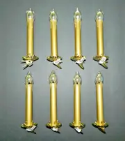 NWT Crate And Barrel Clip On Candle Sticks 6 in