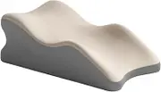 JAYIOLA Bed Bed Cot of Bed Pillow Memory Memory Foam Washable Cover Adults Multifunction Back Support for The Leaning Bedroom, Beige, as described