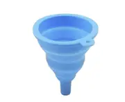 Silicone Collapsible Funnel,Flexible Foldable Kitchen Funnel for Liquid Transfer 100% Food Grade