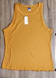 Old Navy Tank Top Size L, Yellow NWT