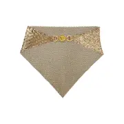 [Versace] Versace Chainmail Scarf ONE SIZE GOLD