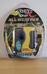 New 1998 COBY CX-34 All Weather Sports Stereo Cassette Player - Walkman