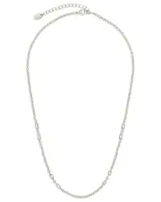 Sterling Forever CZ Marceline Chain Necklace