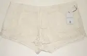 Volcom BNWT Womens Size 12 W31 X Full Length 9 Inch Ur A Pistol Lace Shorts