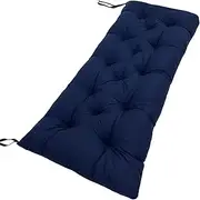 Bench Cushion, Bench Seat Cushion for Outdoor Indoor Furniture, Indoor Window Cushion, Soft and Comfortable,for Piano Benc,Patio,Garden,Bench Cushion(Navy Blue,100x50cmx8cm)