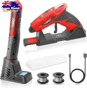 4V Cordless Glue Gun & Soldering Iron Kit 15pc Sticks DIY Repair