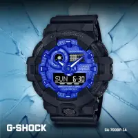 在飛比找momo購物網優惠-【CASIO 卡西歐】G-SHOCK 精緻青花瓷 藍白雙顯錶
