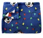 Disney Mickey Mouse & Friends Christmas Lights Plush Throw Blanket 5x6' BL39