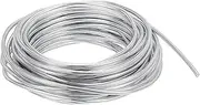 uxcell 3.5mm Bonsai Training Wire, 1 Roll Floral Wire Stems Anodized Aluminum Tree Wire 32.8 Feet Total for Gardening Branch Fixing, Silver