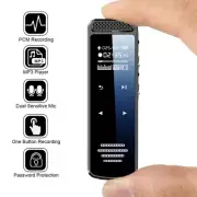 Digital Audio Sound Voice Recorder Dual Mic Dictaphone MP3 Player Rechargeable