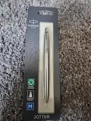 Parker Jotter Refillable Medium Ballpoint Pen, Blue Ink