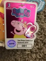 SDCC 2019 Exclusive Fairy Peppa Pig 6” Plush Limited SOLD OUT