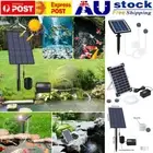 Auto Day/Night Solar Powered Oxygenator Air Pump Aerator Garden Fish Pond Pool
