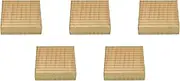 Set of 5, 8.5 inch (8.5 cm) Bamboo Eye Shokado Cream Brush Coating Inner Coat (Partition Separated) [Shokado]