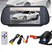 7" LCD Car Rear View Mirror Dash Cam Monitor w/ Backup Camera Kit Night Vision (for: Subaru)