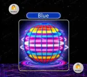 Flying Ball Color Boomerang Fly orb Magic with LED Lights Drone Hover Ball Toys
