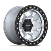 17x8.5 KMC KM550 Riot SBL Machined With Satin Black Lip Wheel 5x5 (10mm)