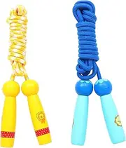 Generic 2Pcs Jump Ropes Fun Skipping Ropes for Exercise for Fitness Promotes Skills Includes Designs