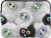 Laptop Sleeves Black and White Creatures Thin Computer Carrying Bag, 15-15.6 Inch