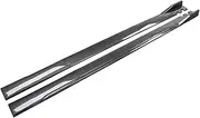 2m Car Side Skirt Splitter Extension Rocker Panels Winglet Bumper Compatible for Honda for Civic Compatible for Accord 9TH 10TH for FIT for Jazz(Carbon Fiber Look)