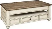[Signature Design by Ashley] Realyn Lift Top Cocktail Table, Brown