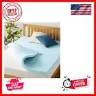 2 Inch Ventilated Memory Foam Mattress Topper, Cooling Gel Infusion, Twin XL ...