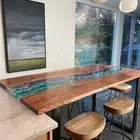 Epoxy Coffee Table –Handcrafted Resin and Wood Accent Table for Modern Furniture