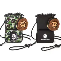 在飛比找蝦皮購物優惠-日雜附錄 BAPE KIDS APE 單肩包 皮革手機包 小