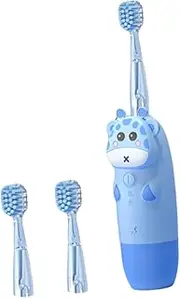 MOLUCKFU 1 Set Electric Toothbrush Gums Io Battery Boy Automatic Tooth Brush Toothbrushes Electric Toothbrush Hum Toothbrush Electric USB Powered Pet PC Sky-blue
