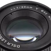 Alloy 50mm F1.7 Full Frame Large Aperture Manual Focus Lens For EF Mount DSLR