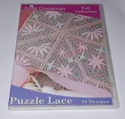 Anita Goodesign PUZZLE LACE CD New In Box Sealed 33 DESIGNS