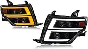 Car Headlight Compatible For Pajero V93 V97 Headlight 2009-2021 Upgrade Modified LED Lamp Dynamic Turn Signal Lamp DRL Car Accessories