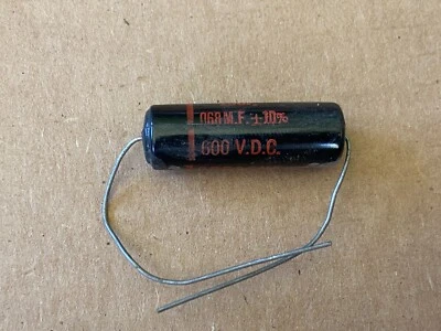 NOS Sprague Black Beauty .068 uf 600v Vintage 160P Guitar Tone Capacitor (qty)