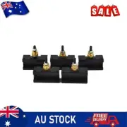 5Pcs 1/4- 1/2 Mini-Lathe Quick-Change Post Facing Milling Turning Tool Holder