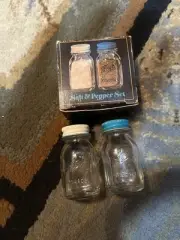 Vintage 1978 Mini Ball Salt And Pepper Shakers