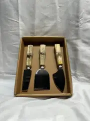 Thirstystone 3pc Splintered Wood Cheese Knives