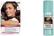 L'Oreal Paris Excellence Hair Colour & Magic Retouch Root Concealer Duo