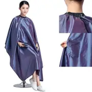 Hair Cutting Cape Salon Capes for Clients with Hand Holes Waterproof Purple