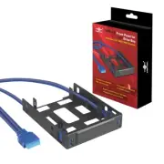 Vantec USB 3.0 Front Panel For 3.5" Drive Bay With Dual 2.5" SSD/HDD Bracket