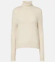 [Gabriela Hearst] Gabriela Hearst Madden turtleneck cashmere sweater AU 16 white